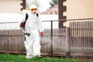 Biohazard cleanup at a crime scene in Sanford, FL