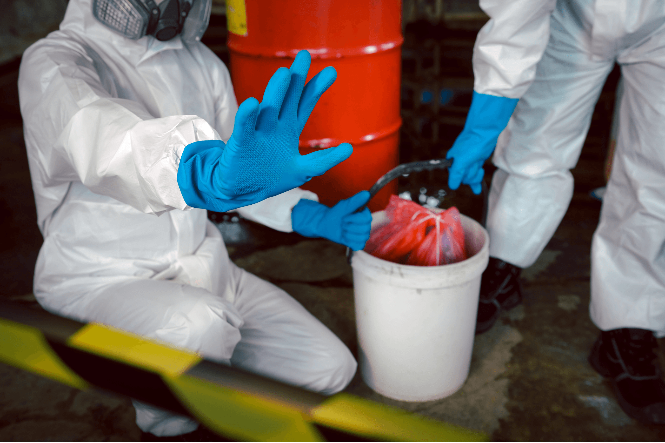 Crime Scene Cleaners at a Contaminated Area in Titusville, FL