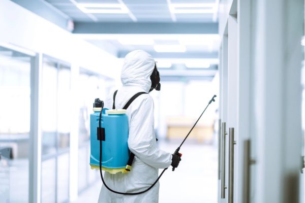 Deep Cleaning services at an office in Downtown Orlando